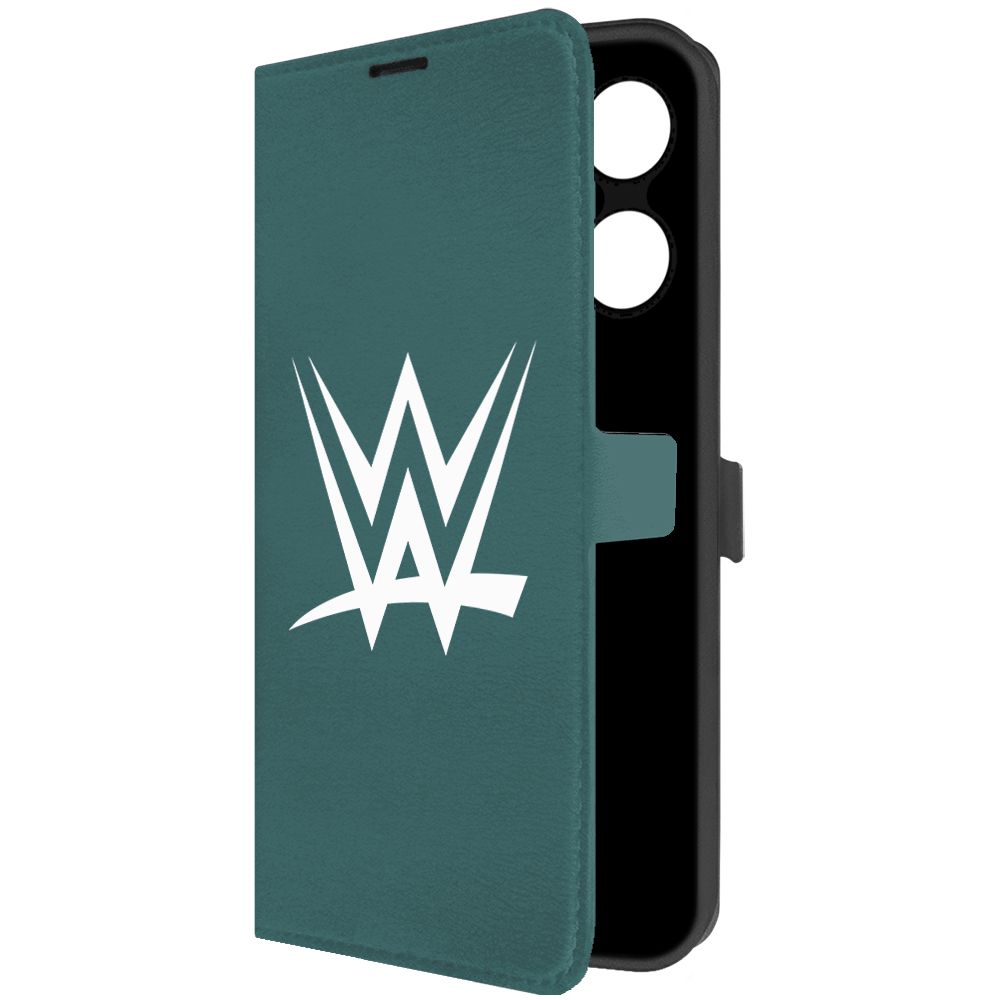 

Чехол-книжка Krutoff Eco Book для Infinix Smart 7 Plus WWE зелёный опал, Зеленый