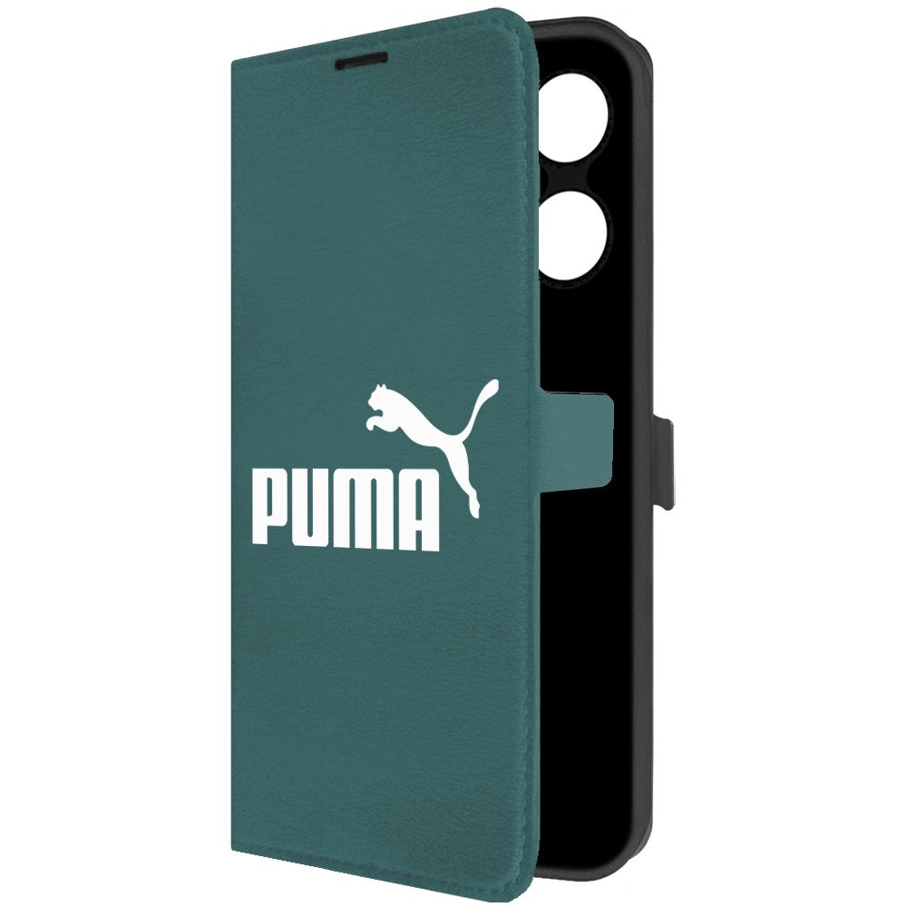 

Чехол-книжка Krutoff Eco Book для Infinix Smart 7 Plus Puma зелёный опал, Зеленый