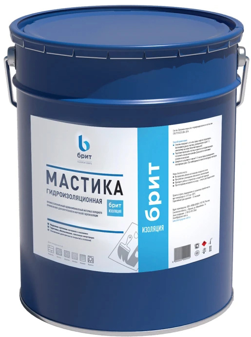 

BRIT Изоляция мастика гидроизоляционная (25л)