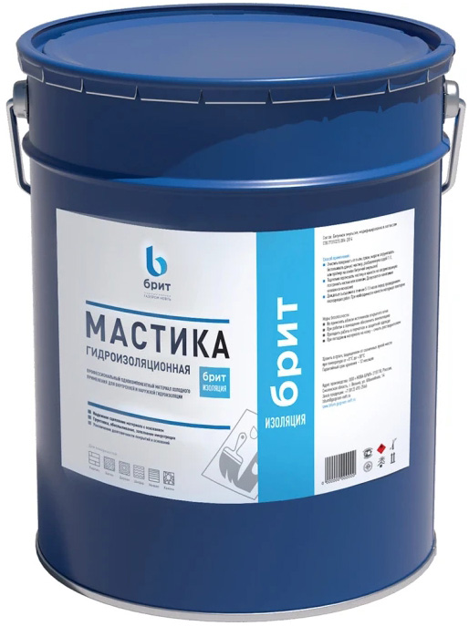 

BRIT Изоляция мастика гидроизоляционная (10л)