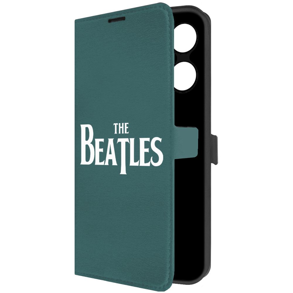 

Чехол-книжка Krutoff Eco Book для Infinix Smart 7 Plus Beatles зелёный опал, Зеленый