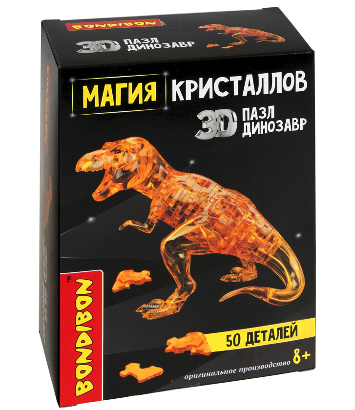 

Пазл Bondibon Магия кристаллов Динозавр 50дет 150375, 150375