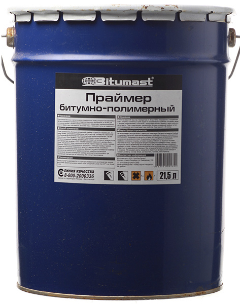

BITUMAST праймер битумно-полимерный 21,5л