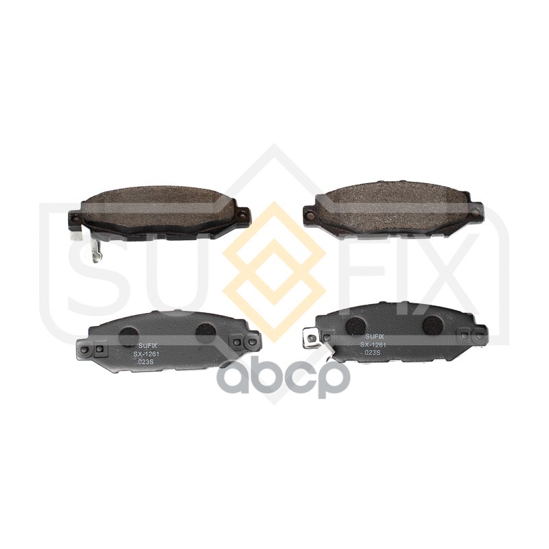 

Тормозные колодки Sufix задние дисковые правые/левые SX1261