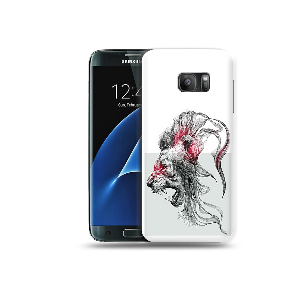 

Чехол MyPads Tocco для Samsung Galaxy S7 разъяренный лев, Прозрачный, Tocco