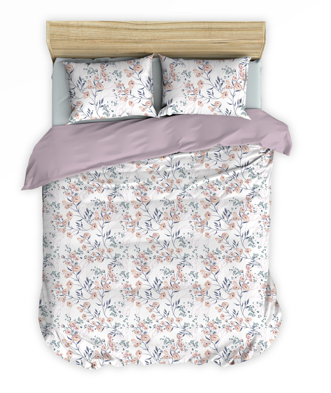 КПБ Casabel Polycotton Flower, 1,5 сп