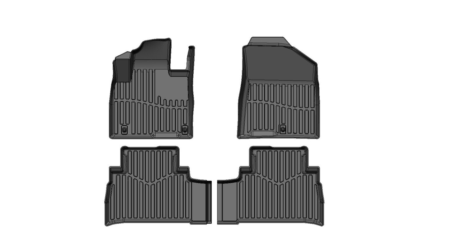 

Коврики резиновые в салон 3D PREMIUM для Kia Sorento Prime (2014-) SRTK.PR.KI.SOR.PR.14G.0