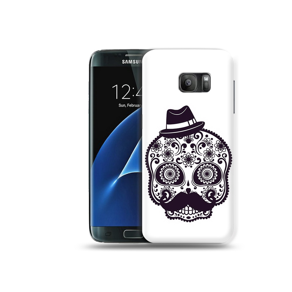 

Чехол MyPads Tocco для Samsung Galaxy S7 разрисованный скелет, Прозрачный, Tocco