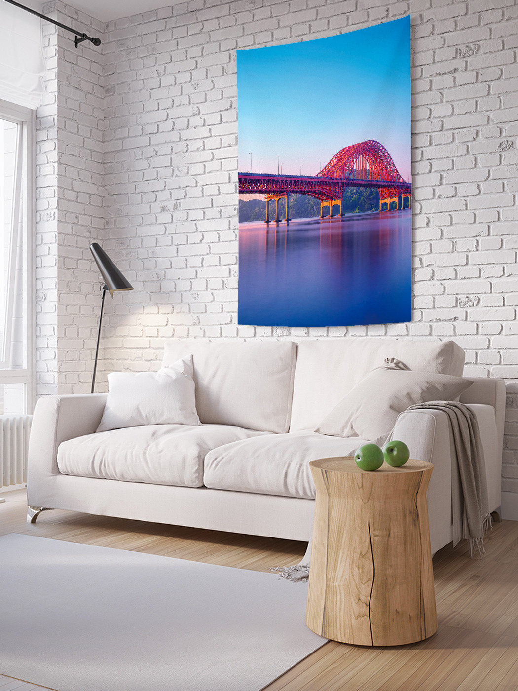 

Вертикальное фотопанно на стену JoyArty Мостовой креатив 100x150 см, Мостовой креатив