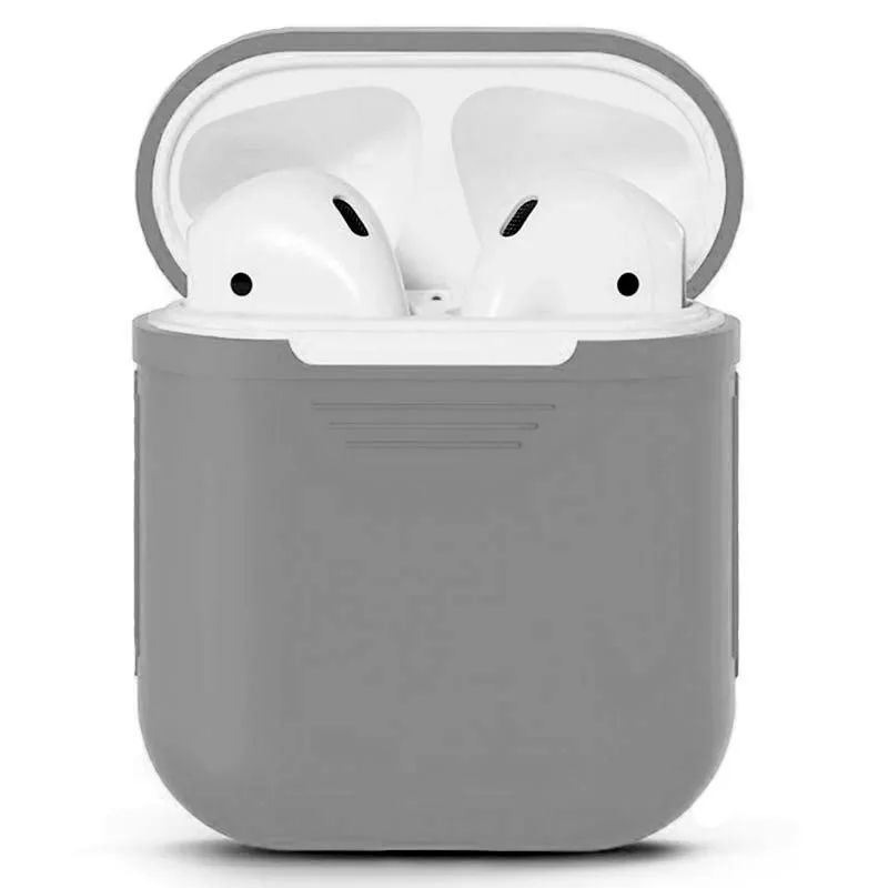 

Силиконовый чехол для Apple AirPods 2 TPU Case Серый, для Apple AirPods 2 Case Серый