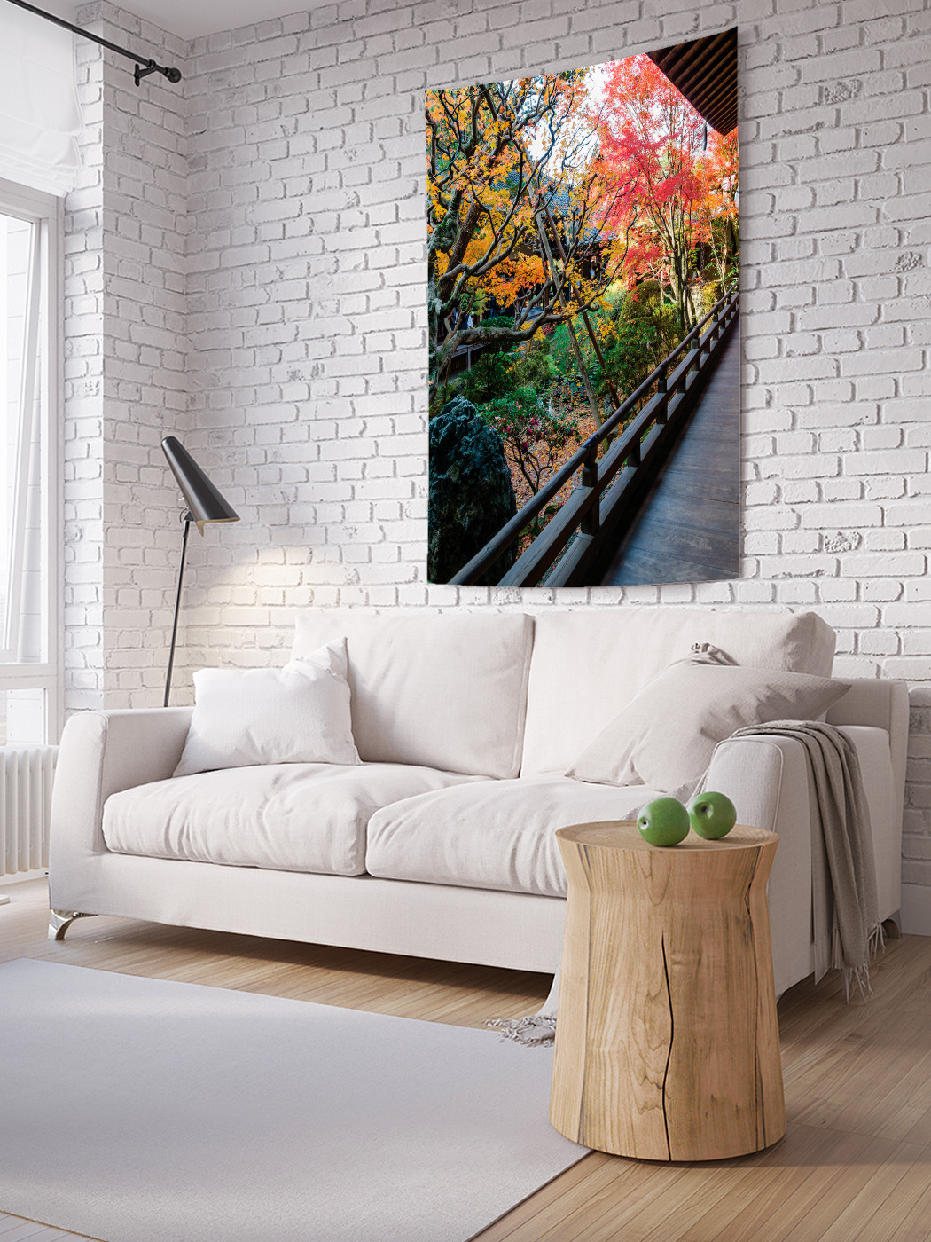 

Вертикальное фотопанно на стену JoyArty Дом окружен лесом 100x150 см, Дом окружен лесом