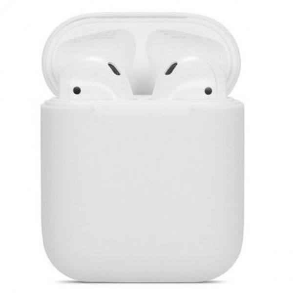 

Силиконовый чехол для Apple AirPods 2 TPU Вид 1 Белый, для Apple AirPods 2 Вид 1 Белый