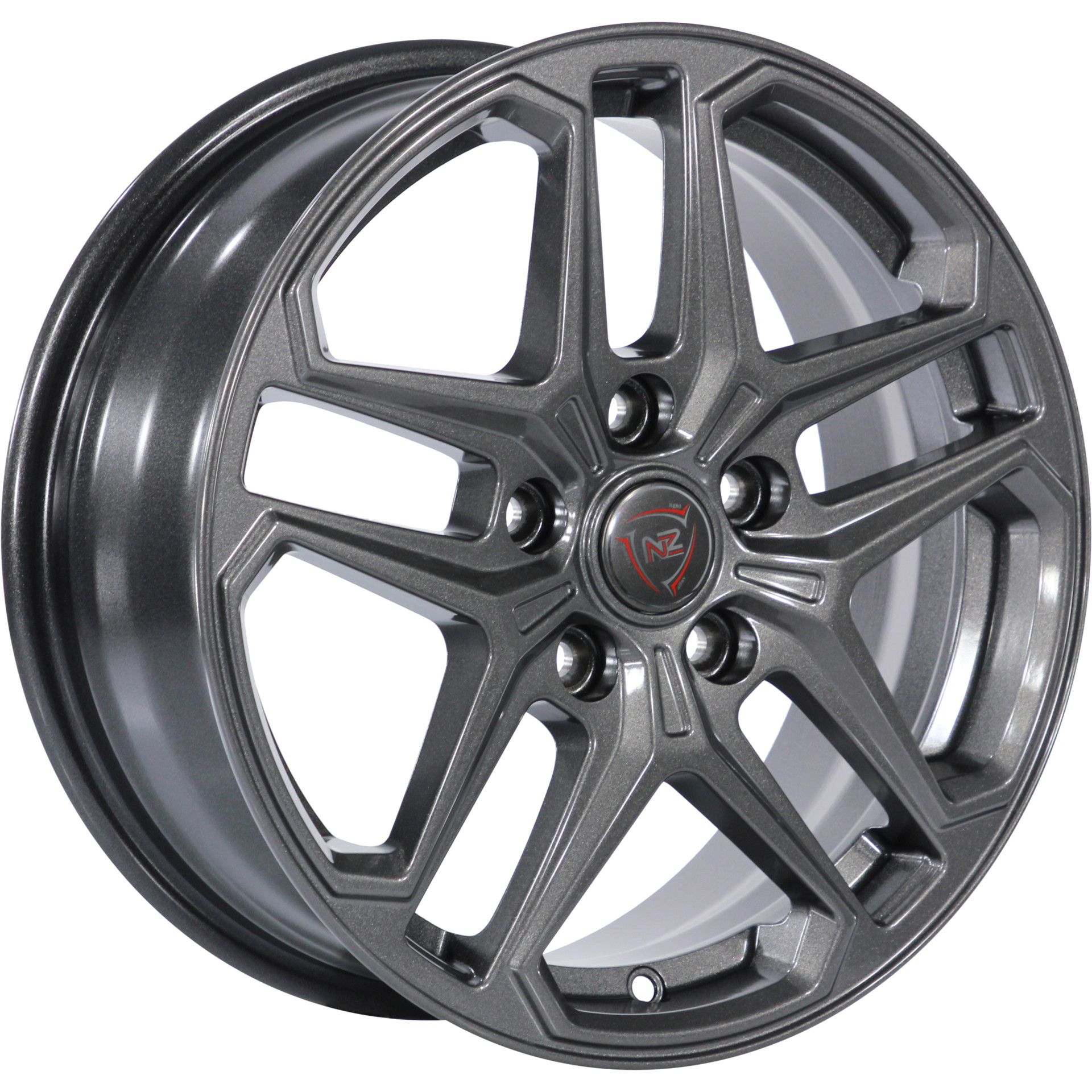 фото Колесный диск r16 5x114,3 6,5j et45 d60,1 nz wheels r-04 graphite