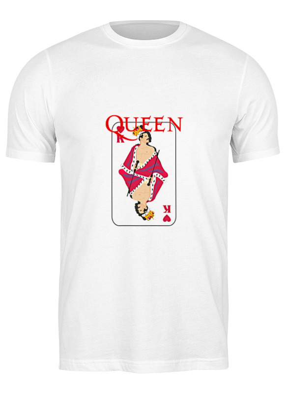 фото Футболка мужская printio freddie mercury - queen белая xl