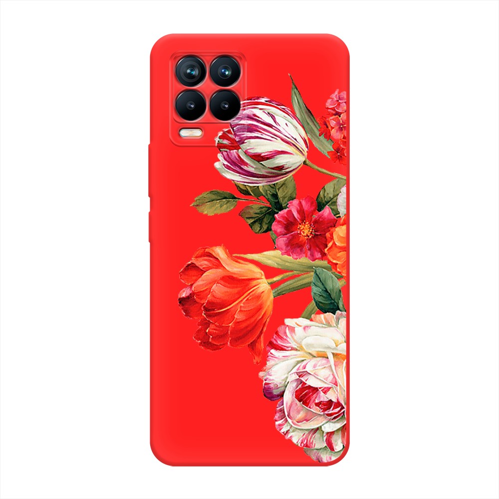 

Чехол Awog на Realme 8/8 Pro "Весенний букет", Разноцветный, 255453-1