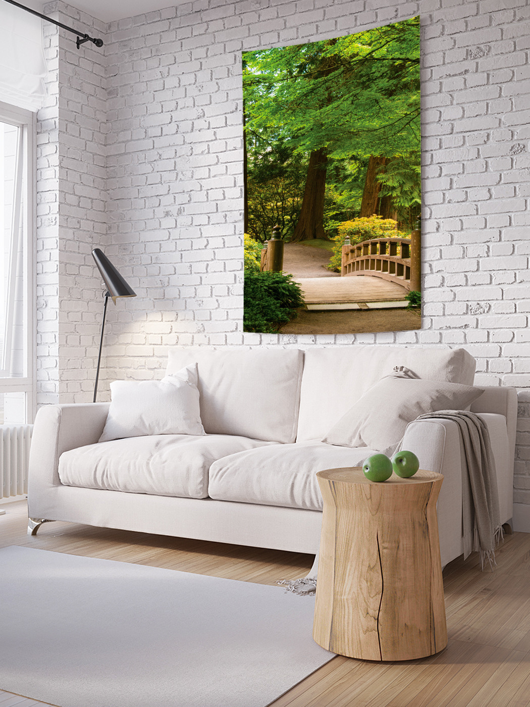

Вертикальное фотопанно на стену JoyArty Парковый мост 100x150 см, Парковый мост
