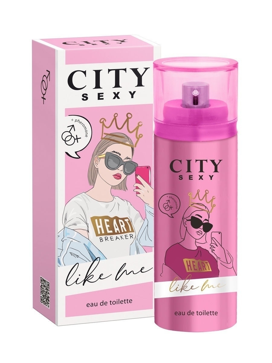 

Туалетная вода женская City Sexy Like me 60 мл, City Sexy Like Me Woman 60 мл
