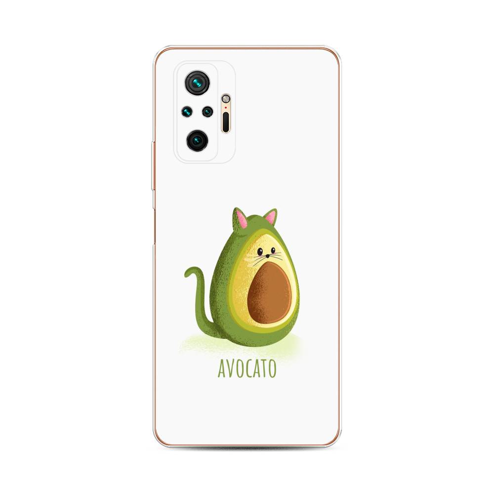 фото Силиконовый чехол "avocato" на xiaomi redmi note 10 pro awog