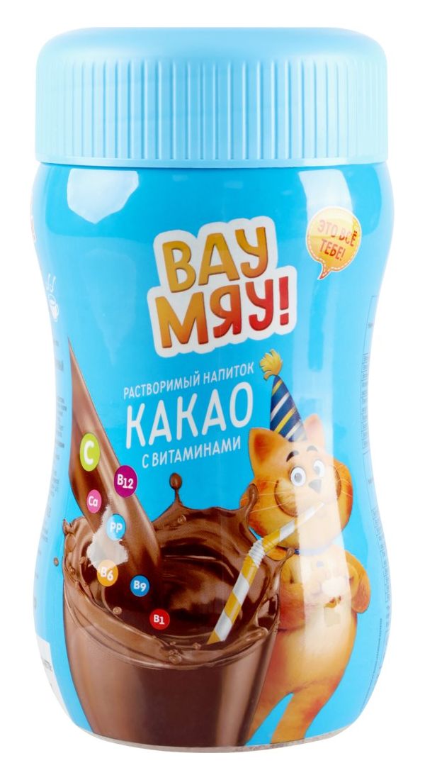 Какао-напиток Вау Мяу! с витаминами 400 г