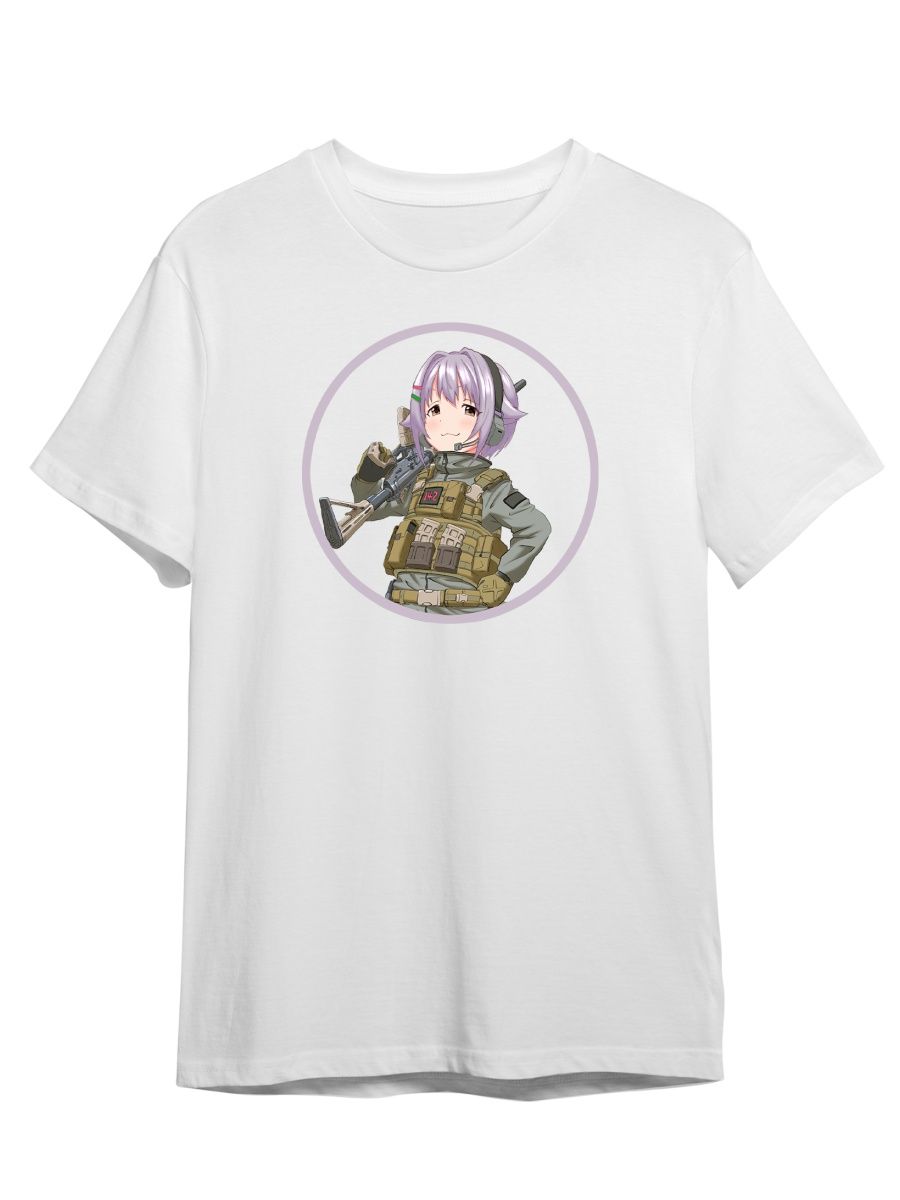 

Футболка унисекс СувенирShop Аниме тян/Тарков/Tarkov 1 белая XS, Белый, "Аниме тян/Тарков/Tarkov" 1