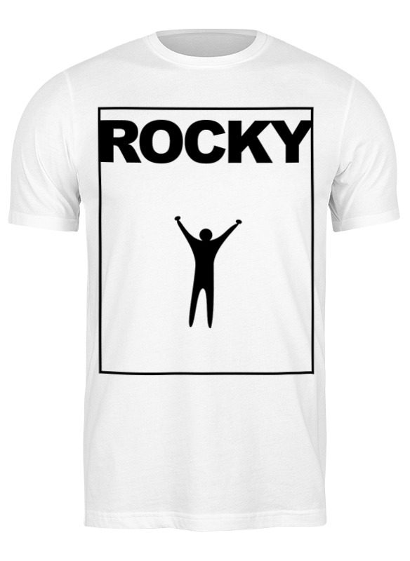 

Футболка мужская Printio Rocky balboa белая S, Белый, Rocky balboa