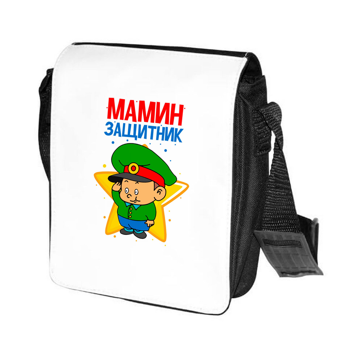 

Сумка унисекс CoolPodarok CN04803 черно-белый, Черный;белый, CN04803