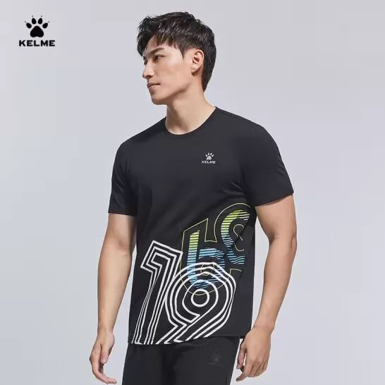 Футболка мужская KELME T-Shirt черная 3XL