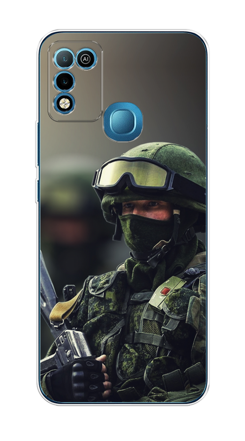 

Чехол Awog на Infinix HOT 10 Play "Солдат", Разноцветный, 3100650-5