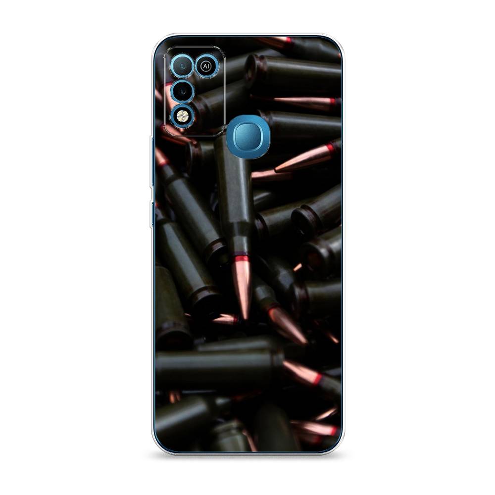 

Чехол Awog на Infinix HOT 10 Play "Пули черные", Разноцветный, 3100650-5
