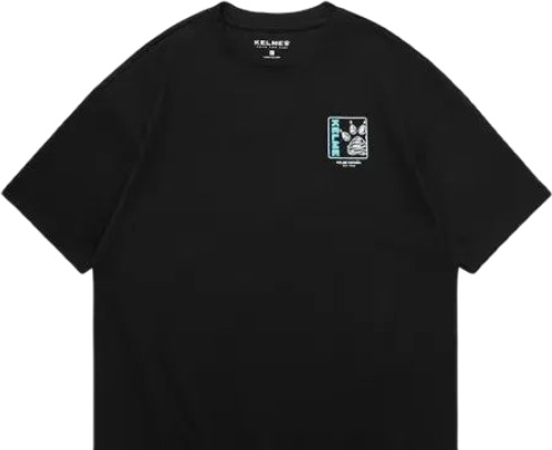 Футболка мужская KELME T-Shirt черная 3XL