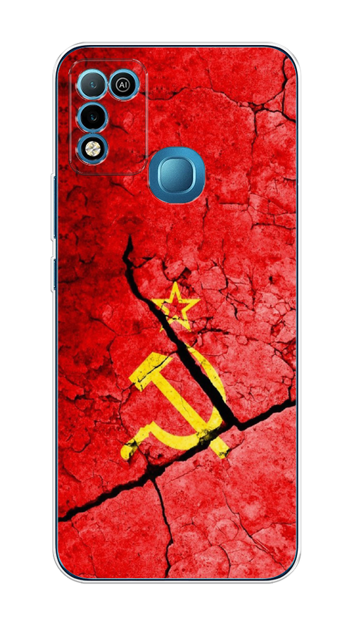 

Чехол Awog на Infinix HOT 10 Play "СССР", Разноцветный, 3100650-5