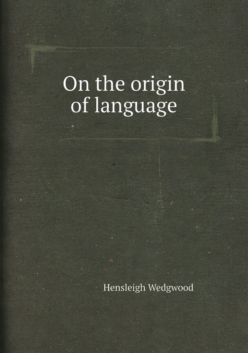 

On the origin of language