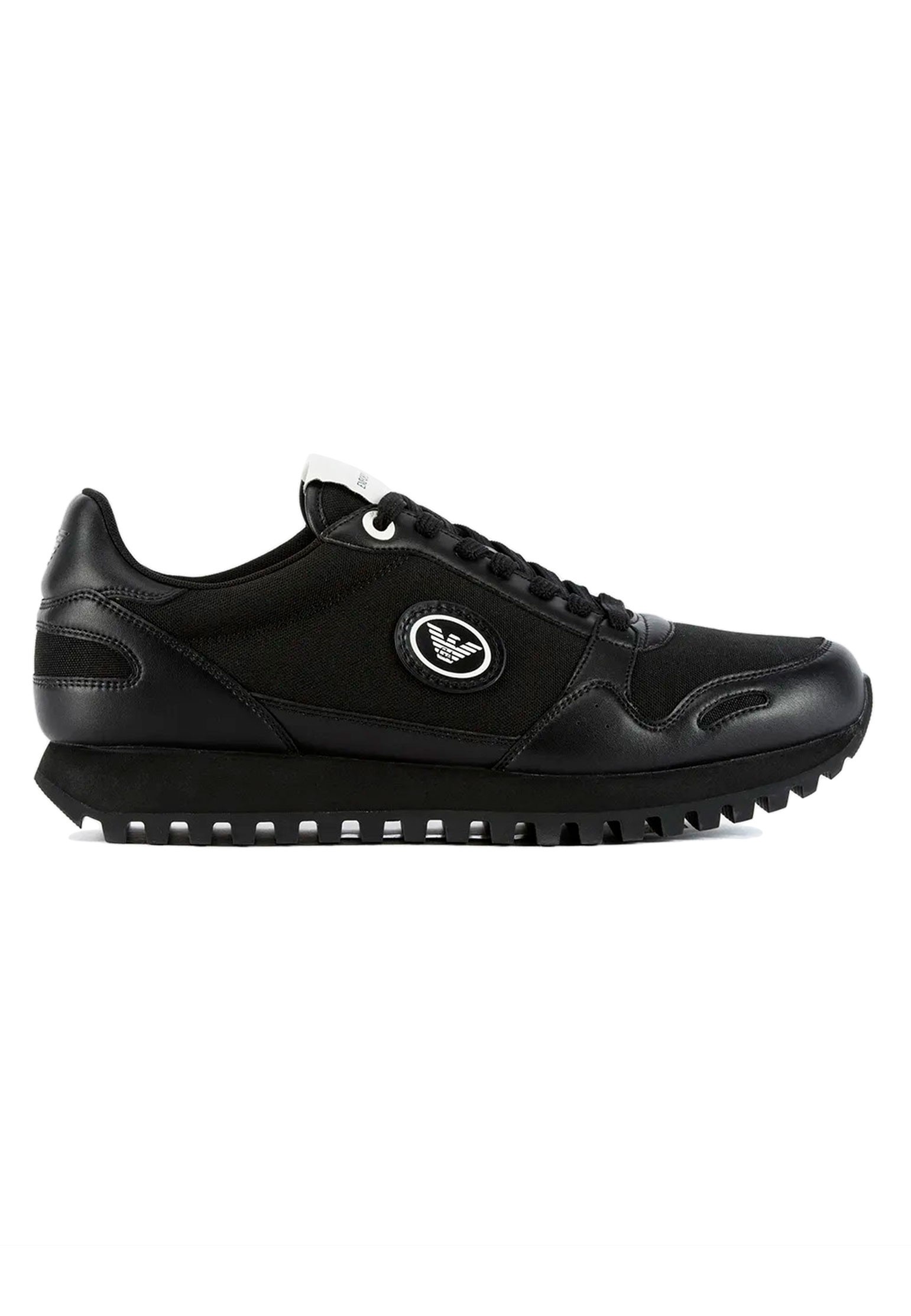 

Кроссовки мужские EMPORIO ARMANI 134387 черные 10 UK, 134387