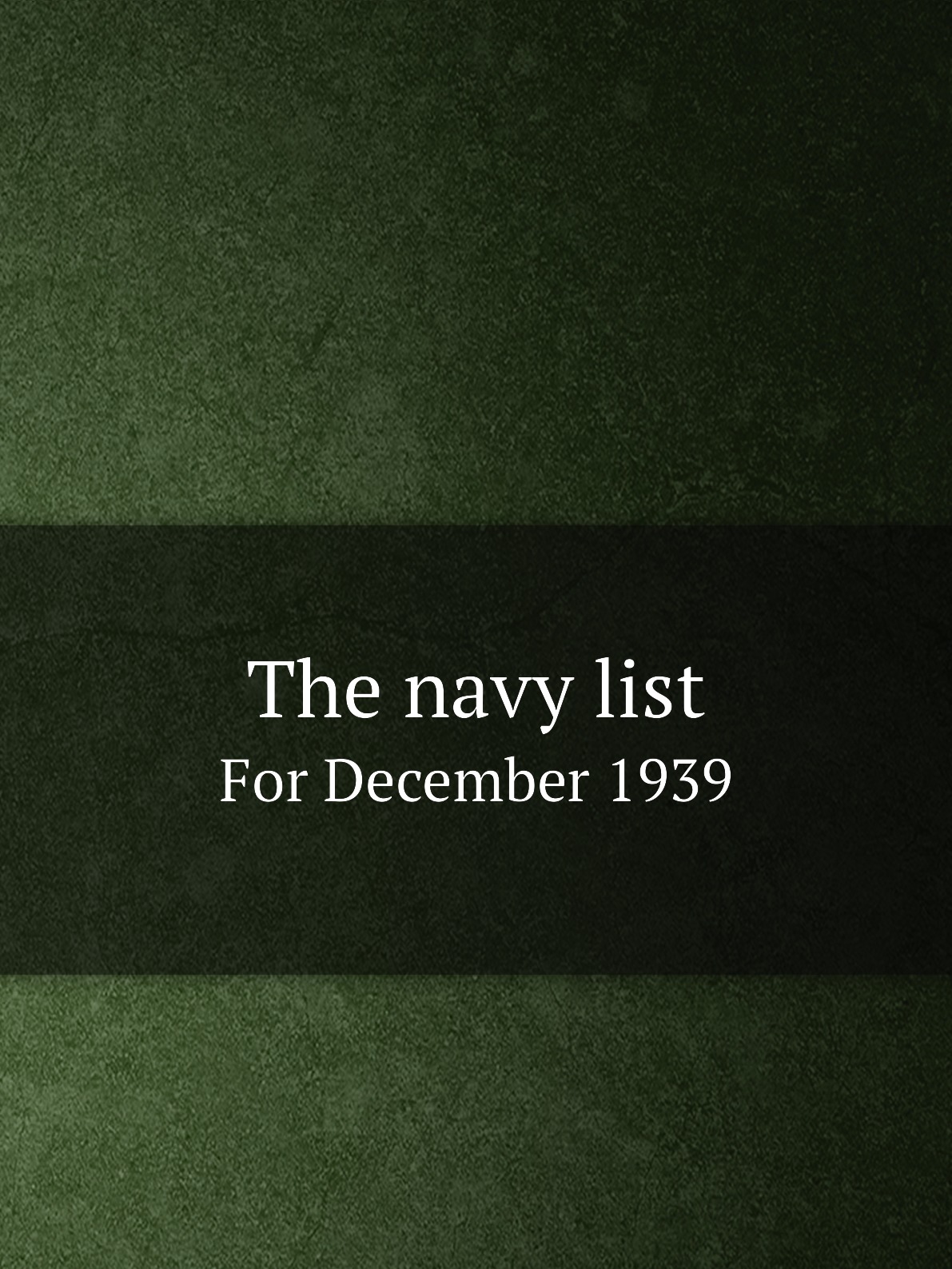 

The navy list