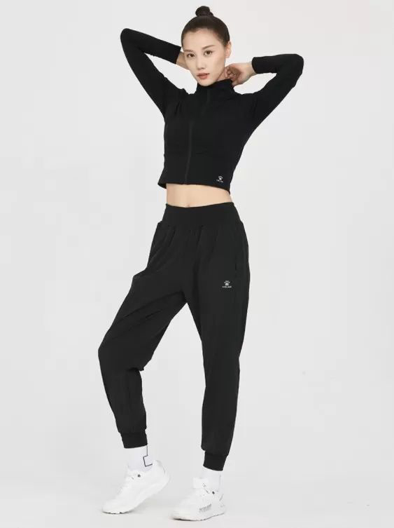 фото Спортивные брюки женские kelme woven pant черные xl