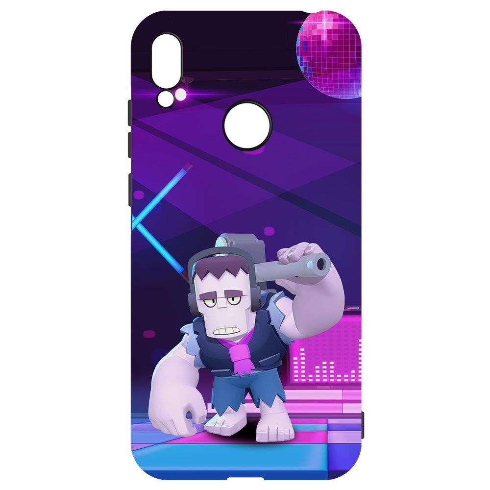 

Чехол-накладка Krutoff Софт Кейс Brawl Stars - Фрэнк для Honor 8A Pro черный