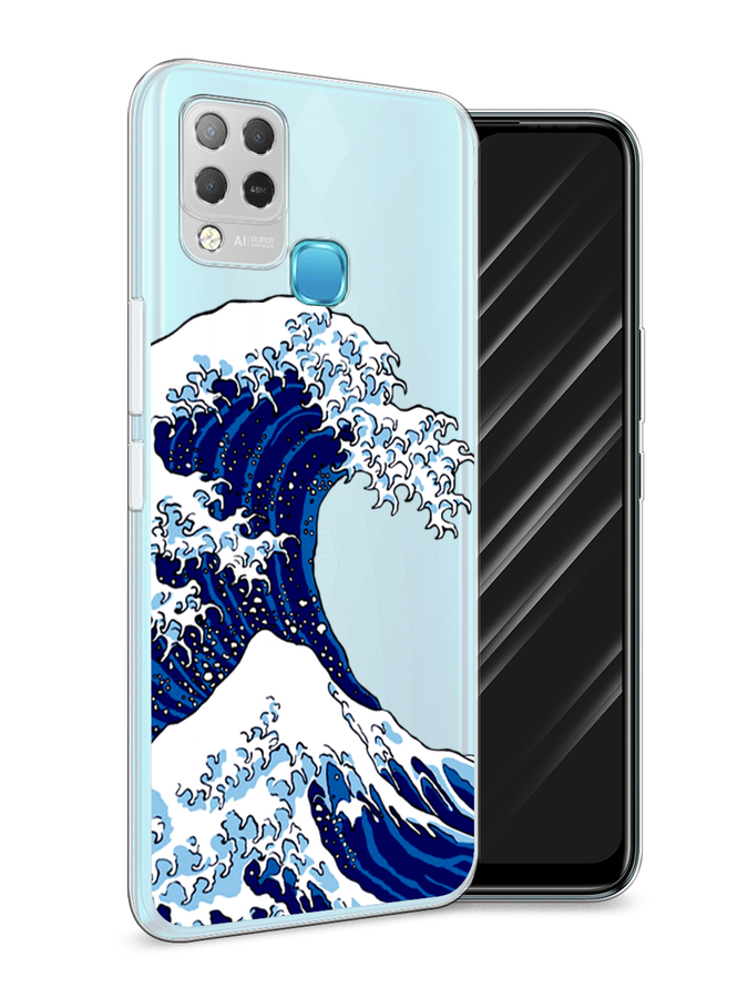 

Чехол Awog на Infinix HOT 10S "Волна в Канагаве", Разноцветный, 3100250-4