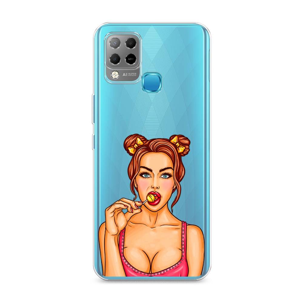

Чехол Awog на Infinix HOT 10S "Вкусный леденец", Разноцветный