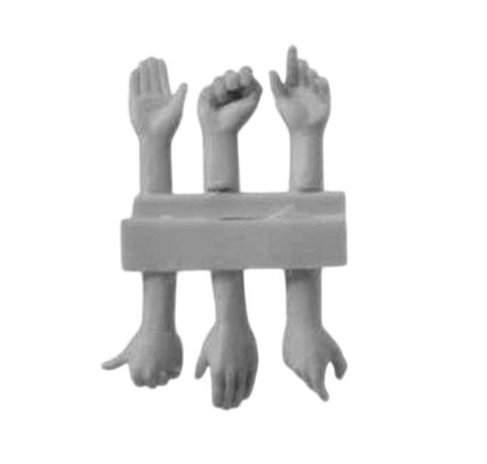 

HANDS03 3 right and 3 left hands