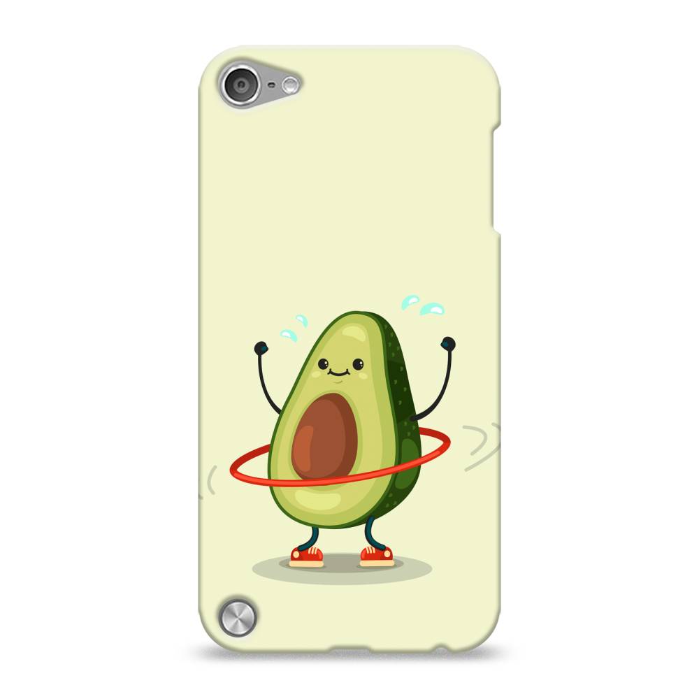 

Пластиковый чехол "Авокадо с обручем" на Apple iPod Touch, 11120-7
