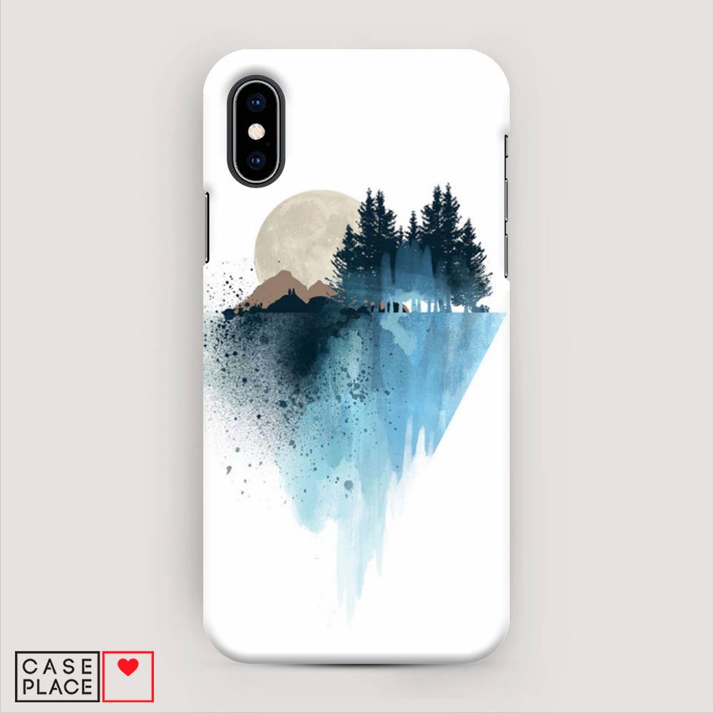 

Пластиковый чехол "Горы 5" на Apple iPhone X (10), 11020-3