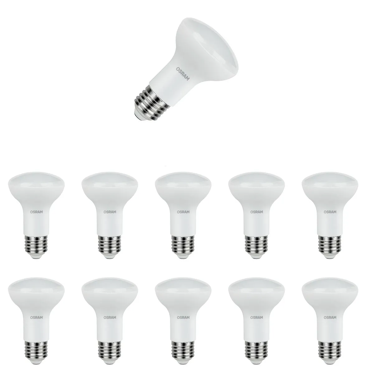 

Лампа LED LV R80 90 11W E27 3000K 880lm мат 113x80 (10шт/упак.) Osram