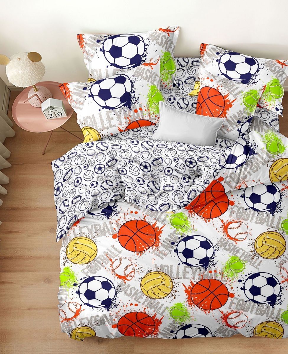 Комплект детского постельного белья Альвитек ПДА-10-003-Футбол