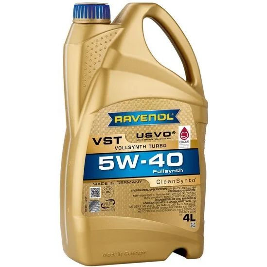 

Моторное масло Ravenol синтетическое 5W40 VST 4л