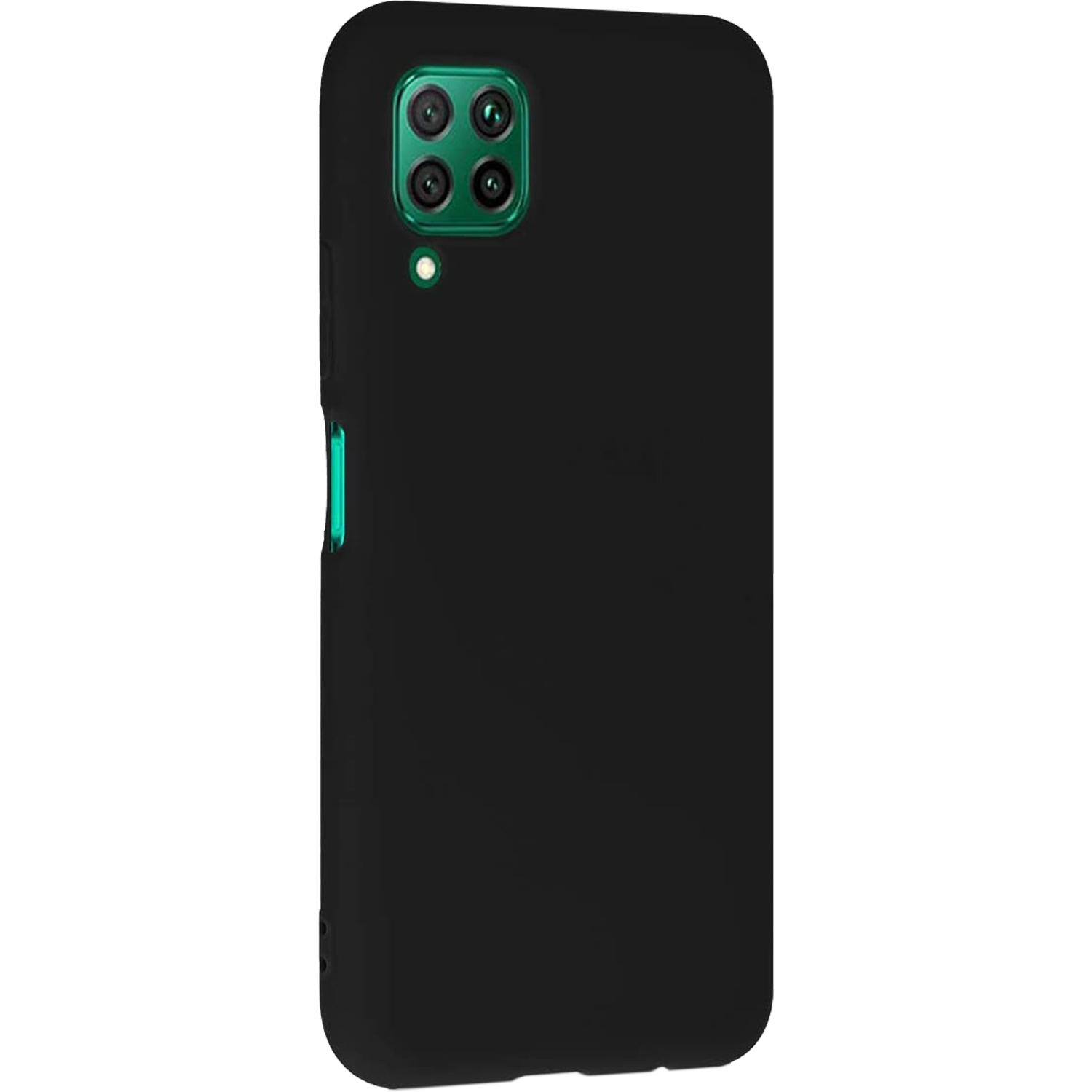 фото Чехол brosco для huawei p40 lite tpu matte black hw-p40l-colourful-black