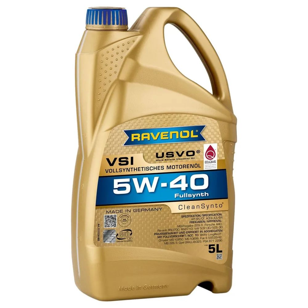 

Моторное масло Ravenol синтетическое VSI SAE 5W40 5л