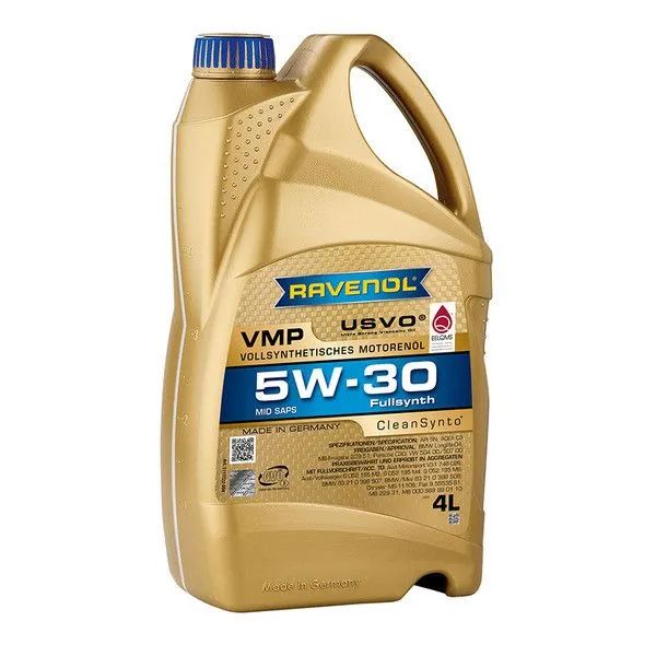 

Моторное масло Ravenol синтетическое Vmp 5W30 4л