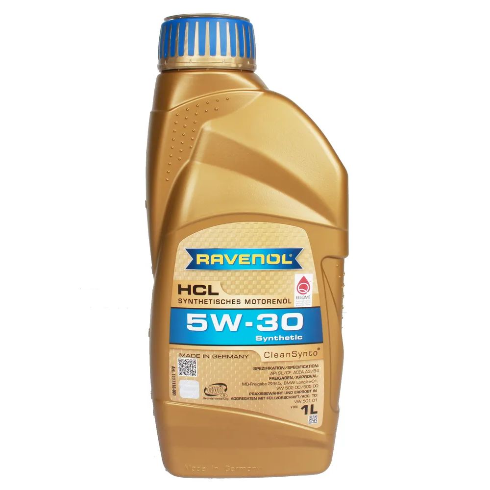 Моторное масло Ravenol синтетическое Hcl 5W30 5л