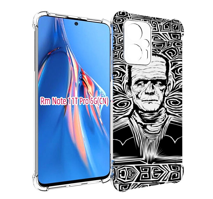 

Чехол MyPads франкенштейн черно белый для Xiaomi Redmi Note 11T Pro / 11T Pro Plus / Po..., Прозрачный, Tocco