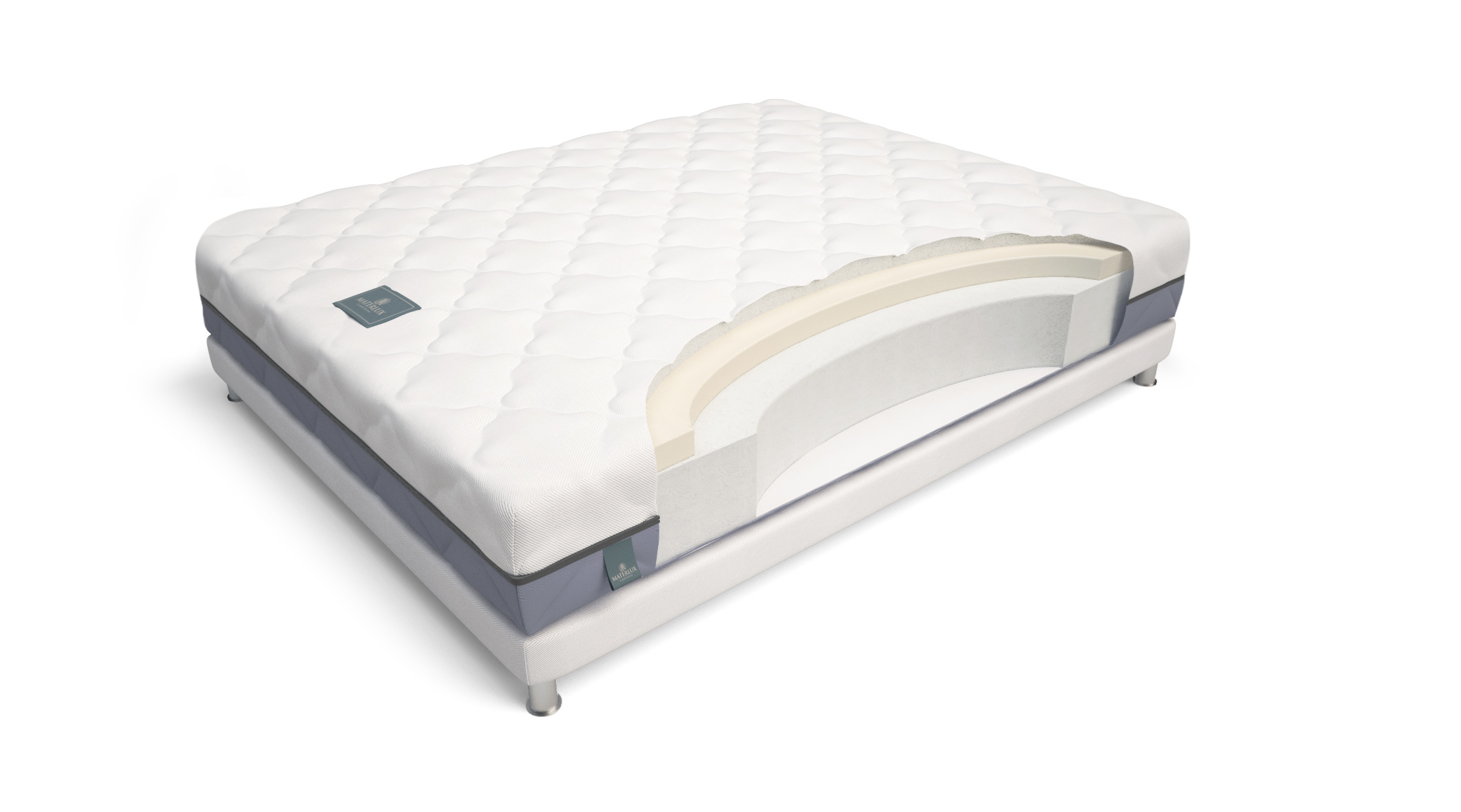 

Матрас Materlux Siena 200х200, Белый, Siena